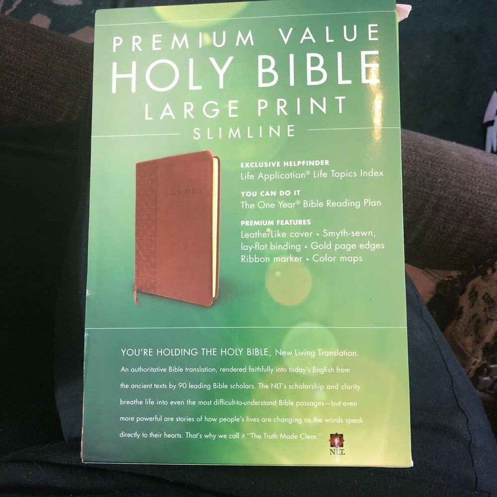 Holy Bible (2012, Imitation Leather, Large Type / large print edition) New - Picture 3 of 5